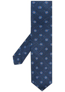 Kiton pointed silk tie