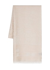 Kiton rectangular fringed scarf