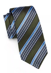 Kiton Striped Silk Tie