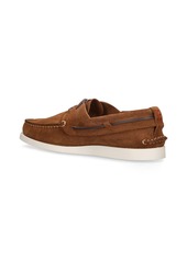 Kiton Suede Boat Shoe Loafers