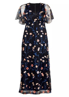 Kiyonna Embroidered Elegance Floral Gown