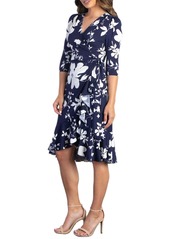 Kiyonna Flirty Flounce Wrap Dress