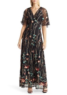 Kiyonna Embroidered Elegance Floral Gown