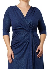 Kiyonna Plus Size Romanced by Moonlight Long Gown - Evening star