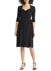 Kiyonna Sweetheart Wrap Midi Dress