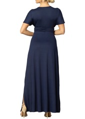 Kiyonna Women's Vienna Kimono Sleeve Long Maxi Dress - Nouveau navy