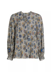 Kobi Halperin Addison Mosiac Peasant Blouse