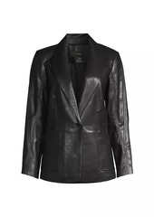 Kobi Halperin Benji Faux Leather Blazer Jacket