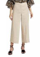 Kobi Halperin Brent Linen-Blend Crop Pants