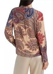 Kobi Halperin Bronson Paisley Silk Blouse