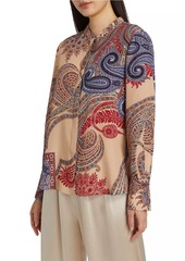 Kobi Halperin Bronson Paisley Silk Blouse