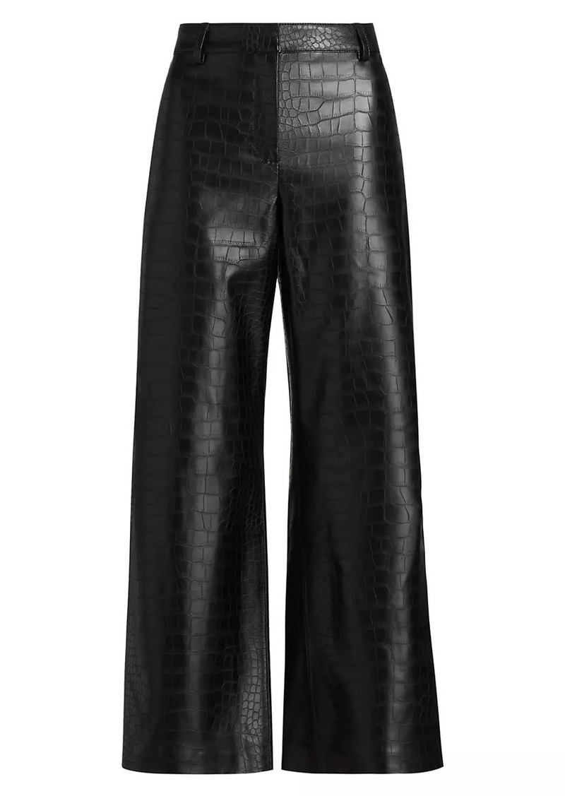 Kobi Halperin Bronte Faux Crocodile Pants