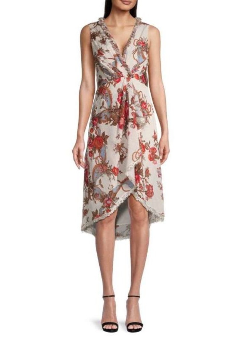 Kobi Halperin Carine Floral Midi Dress