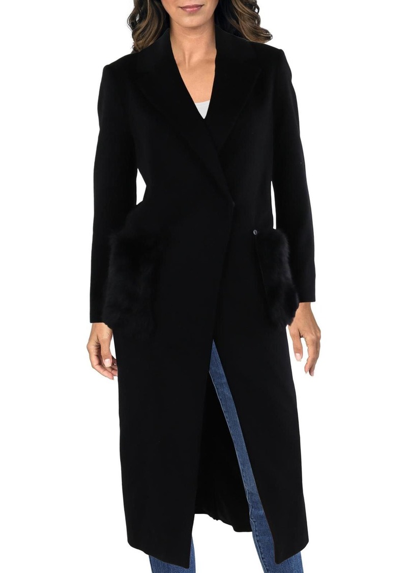 Kobi Halperin Channing Womens Wool Maxi Overcoat