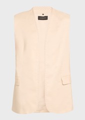 Kobi Halperin Clairo Embroidered Open-Front Vest