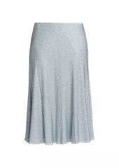 Kobi Halperin Dallas Crystal-Embellished Silk-Blend Skirt