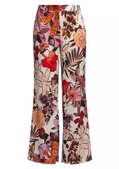 Kobi Halperin Eloise Floral Wide-Leg Pants