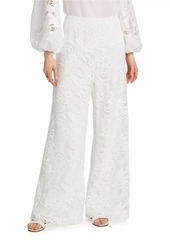 Kobi Halperin Kat Lace Wide-Leg Pants