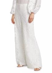 Kobi Halperin Kat Lace Wide-Leg Pants