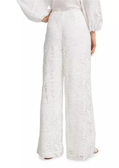 Kobi Halperin Kat Lace Wide-Leg Pants