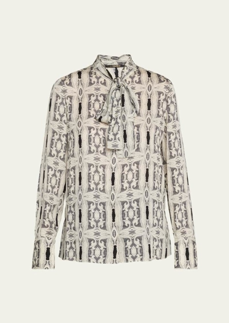 Kobi Halperin Gisela Abstract-Print Silk Blouse