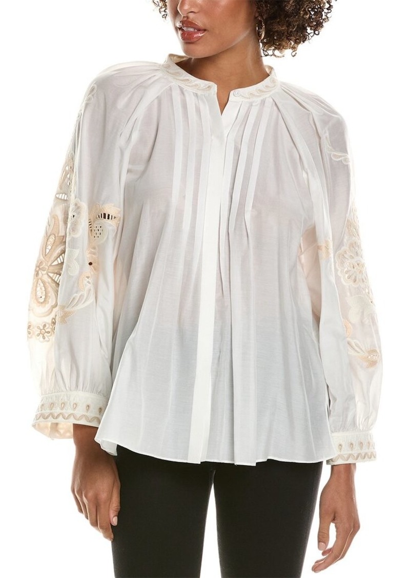 Kobi Halperin Ingrid Silk-Blend Blouse