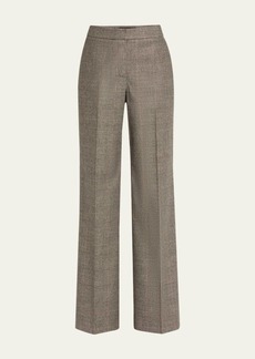 Kobi Halperin Nemo Plaid Straight-Leg Pants