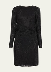 Kobi Halperin Sloane Ruched Rhinestone Mini Dress