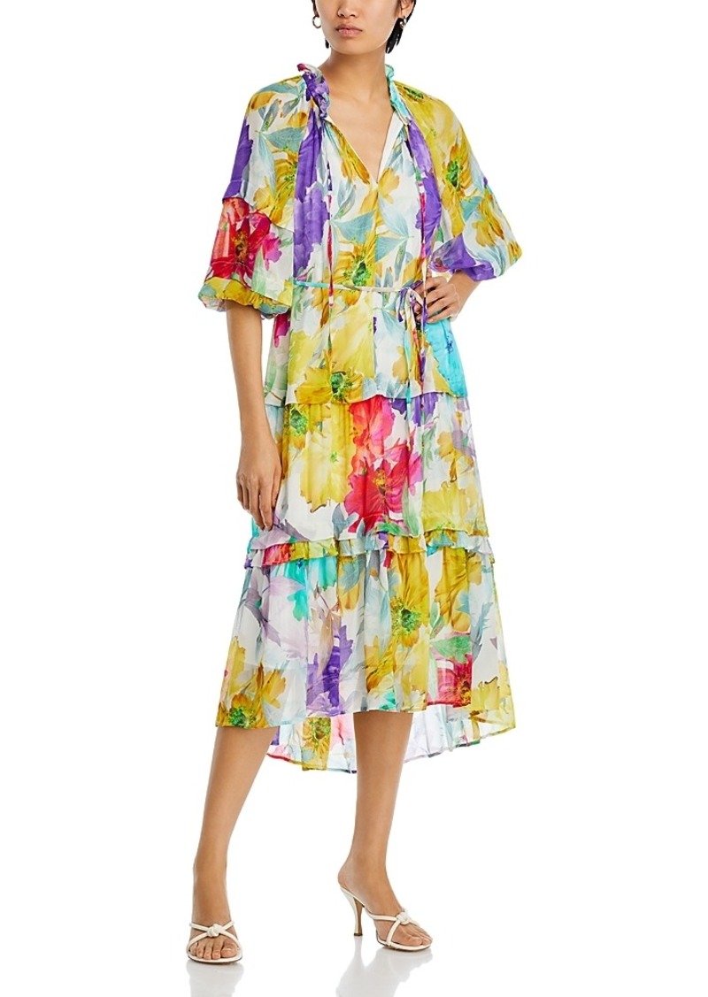 Kobi Halperin Tara Tiered Midi Dress