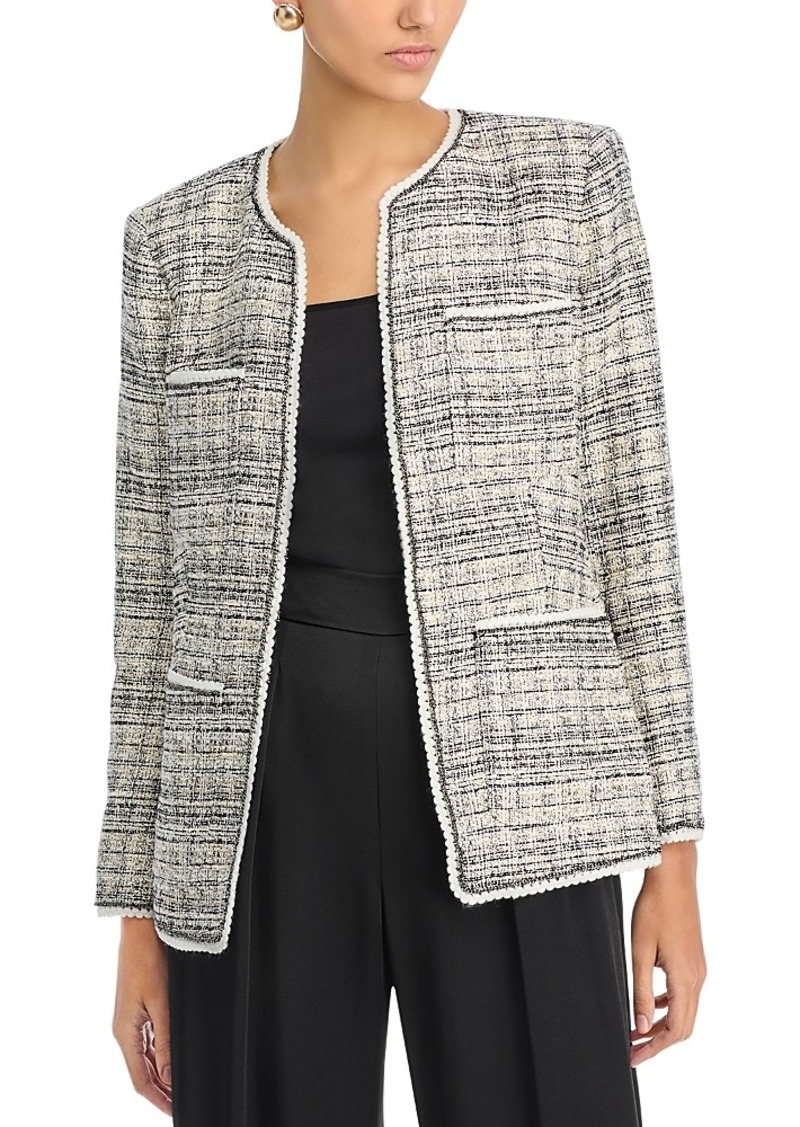 Kobi Halperin Teigen Tweed Collarless Jacket