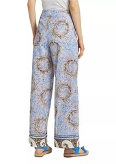 Kobi Halperin Lilley Rosette Tiles Cotton Pants