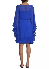 Kobi Halperin Sammy Ruffled Chiffon Cover-Up Dress