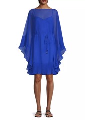 Kobi Halperin Sammy Ruffled Chiffon Cover-Up Dress