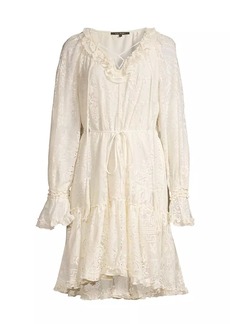 Kobi Halperin Senna Floral-Lace Cotton-Blend Dress