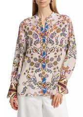 Kobi Halperin Shelby Floral Silk Blouse