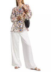 Kobi Halperin Shelby Floral Silk Blouse