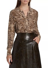 Kobi Halperin Snakeskin Blouse