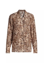 Kobi Halperin Snakeskin Blouse