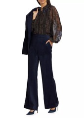 Kobi Halperin Sofiana Paisley Chiffon Blouse