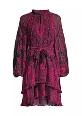 Kobi Halperin Trinitiy Printed Ruffled Dress