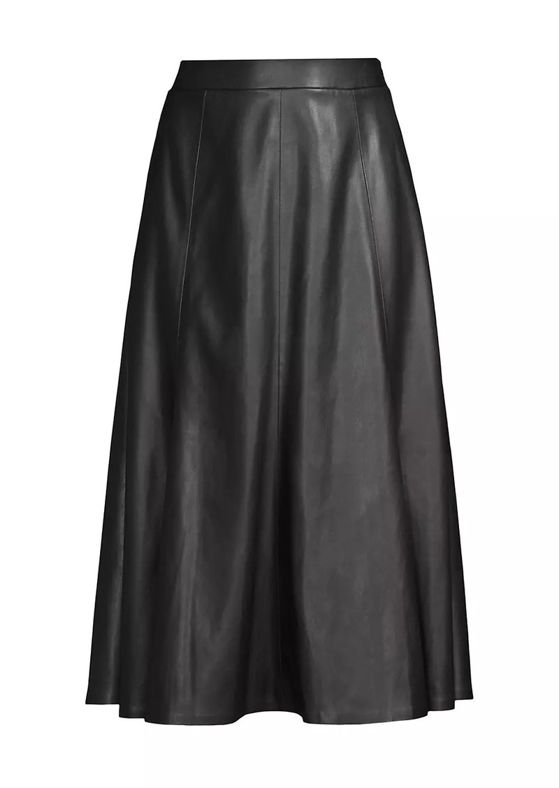 Kobi Halperin Vera Faux Leather Midi-Skirt