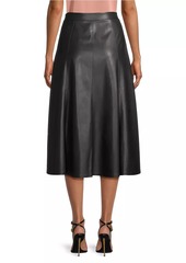Kobi Halperin Vera Faux Leather Midi-Skirt