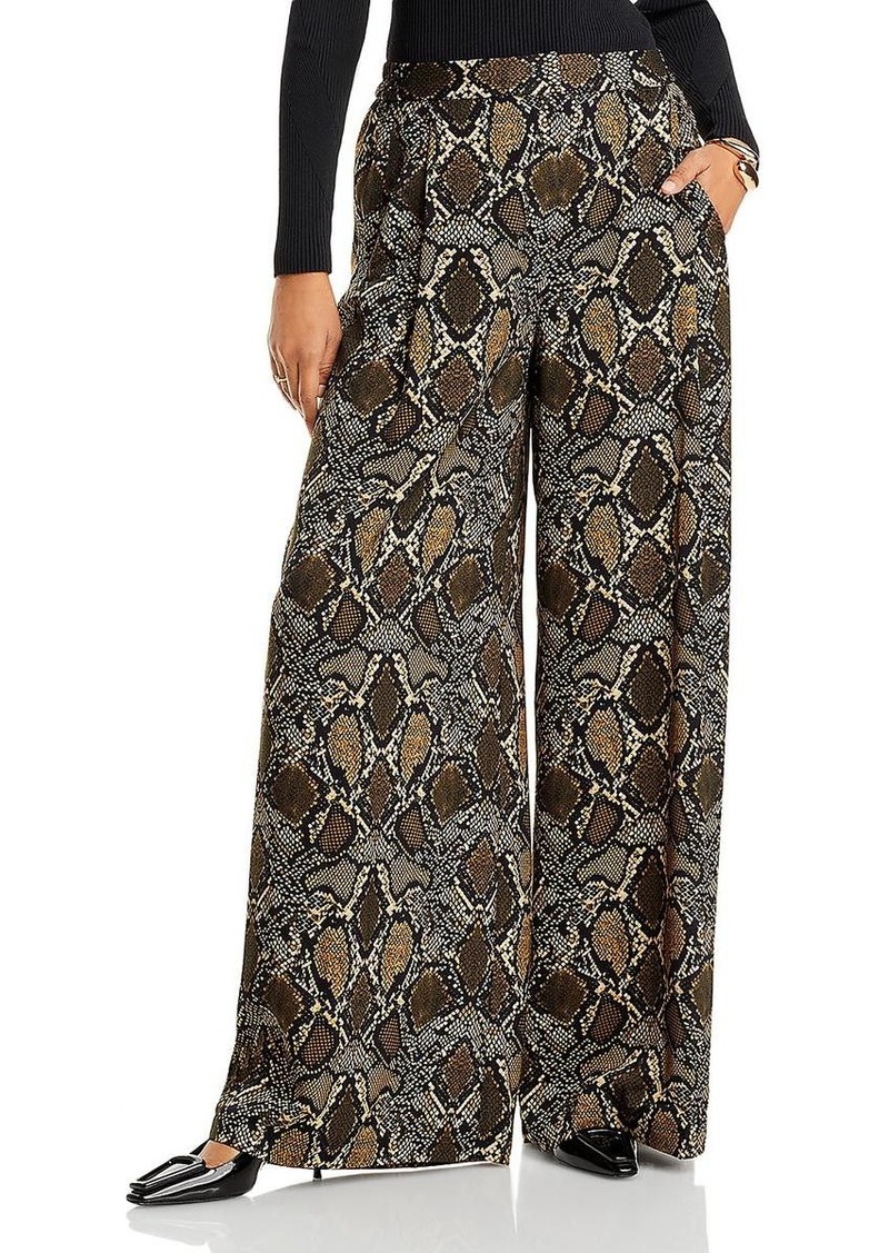 Kobi Halperin Vivian Womens Mid Rise Formal Wide Leg Pants