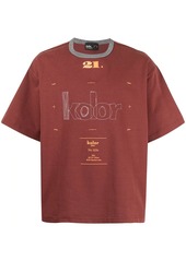 Kolor embroidered logo T-shirt