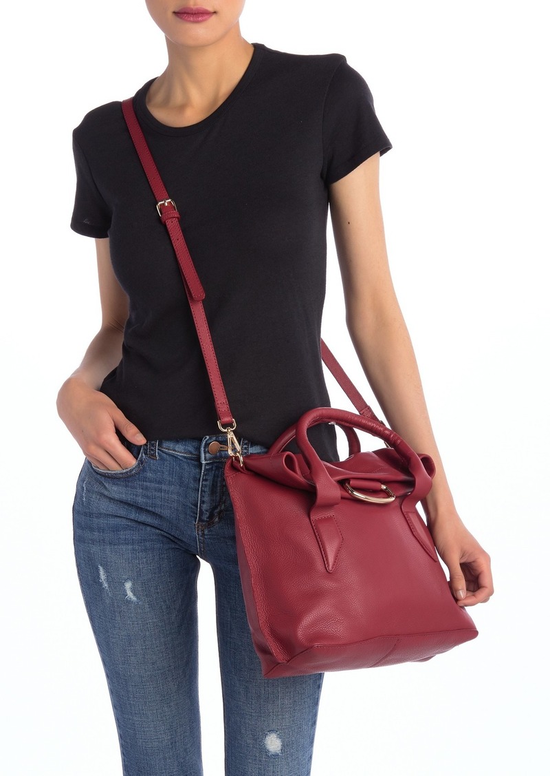 kooba montreal medium leather satchel