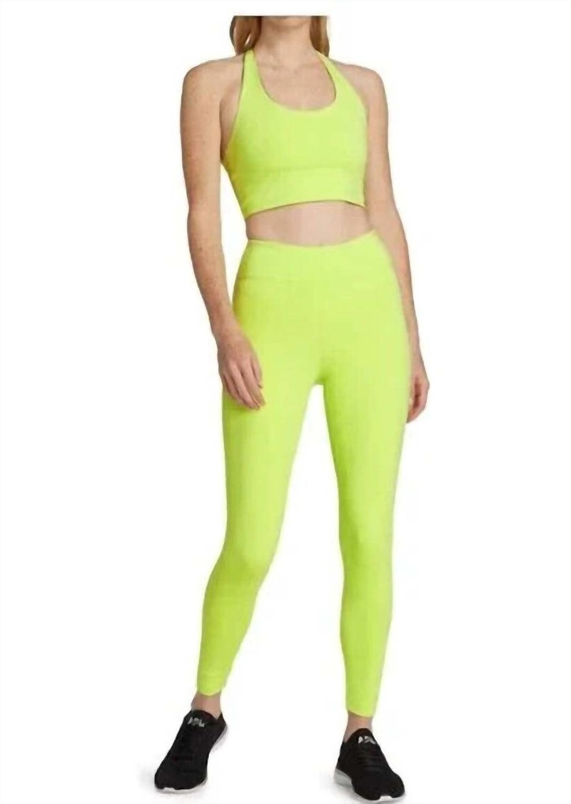 Koral Drive High Rise Black Out Legging In Citrina