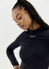 Koral Luca Blackout Long Sleeve Top in Black, Women's at Urban Outfitters