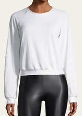 Koral Sofia Crewneck Long-Sleeve Pullover Top