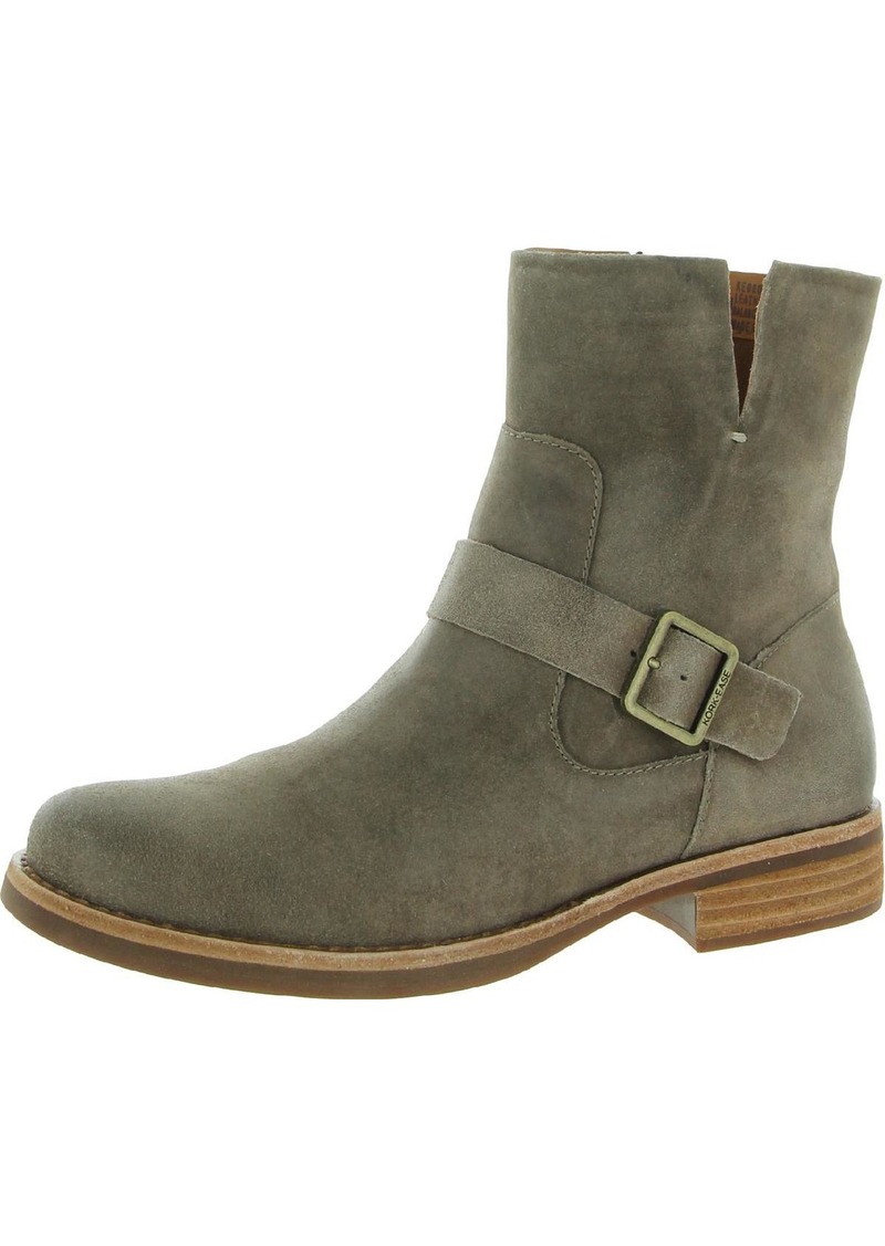 Kork-Ease Kennedy Womens Suede Zipper Ankle Boots