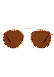 KREWE Chartres Round Sunglasses